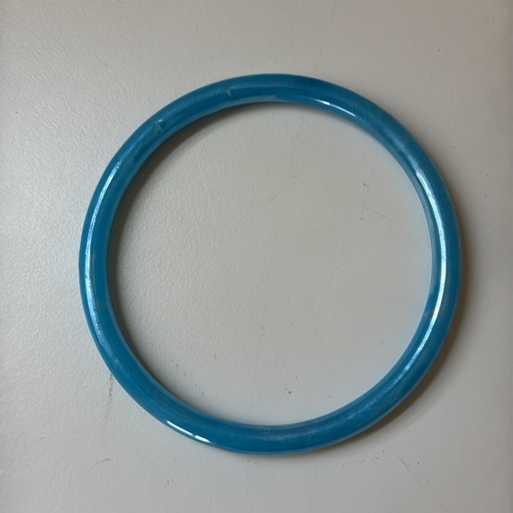 Blue Bangle Bracelet - Picture 2 of 3